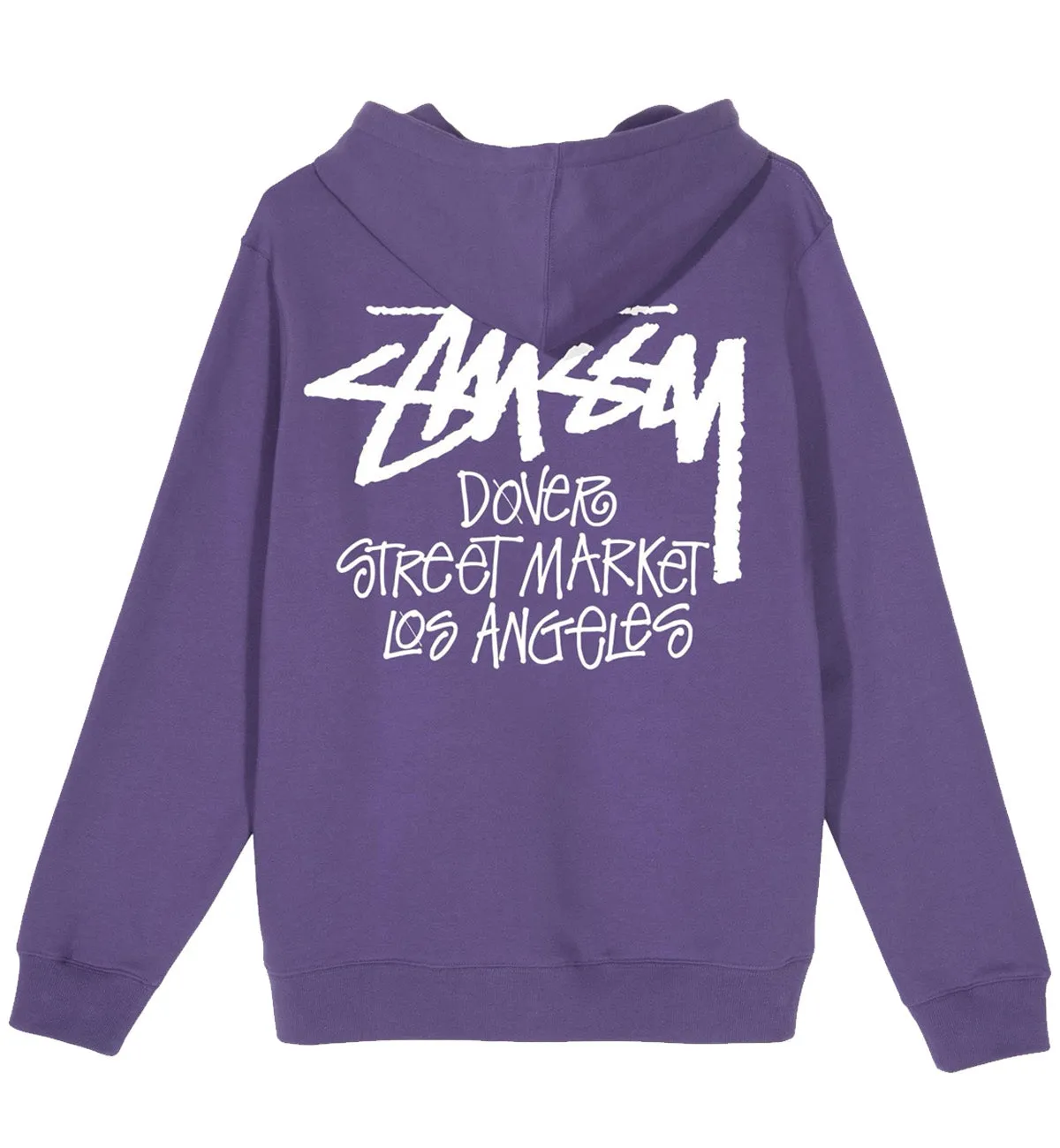 Stussy Dover Street Market Zip Hoodie (Purple)