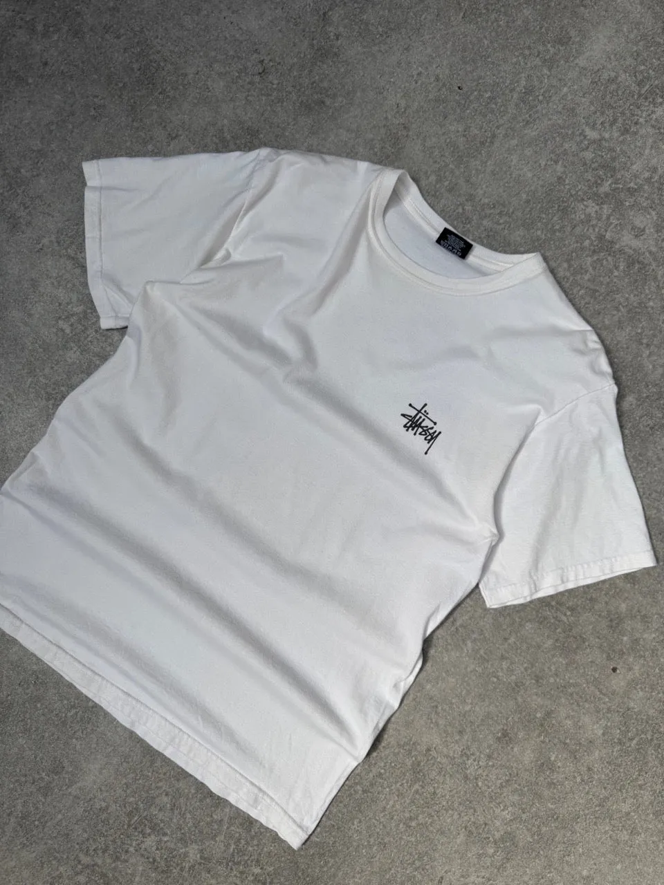 Stussy Dragon Graphic White Tee