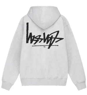 Stussy Flipped Zip Hoodie (Grey)