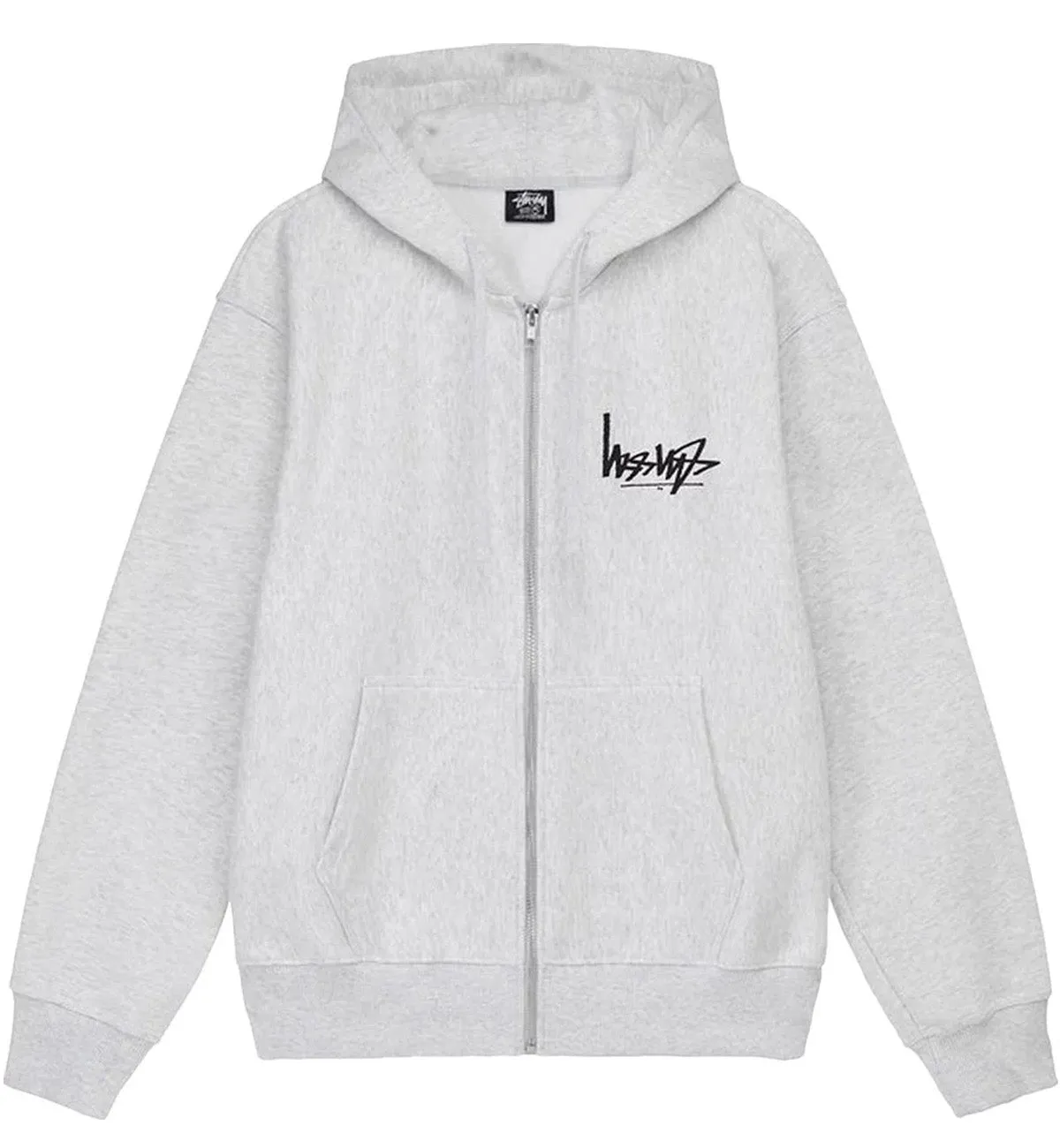 Stussy Flipped Zip Hoodie (Grey)