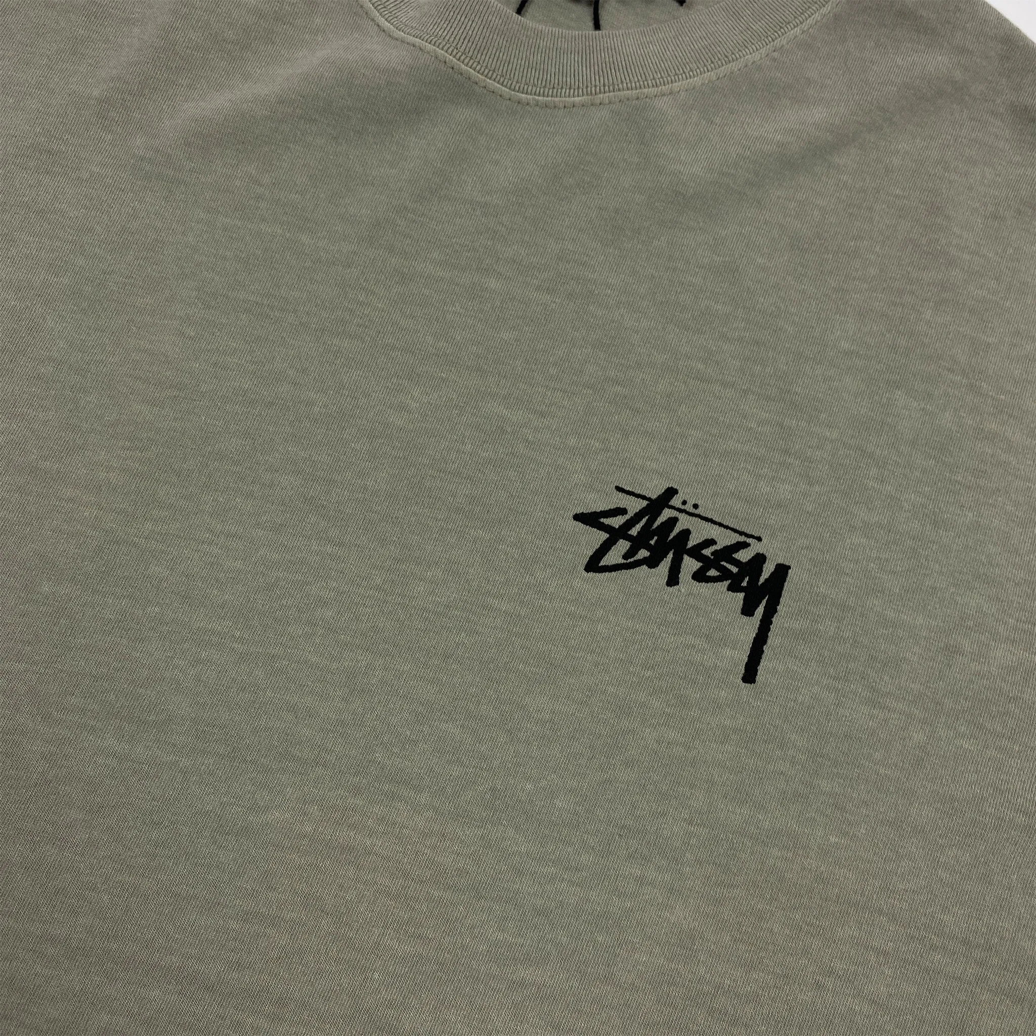 Stussy Fuzzy Dice Tee Pigment Olive Sale