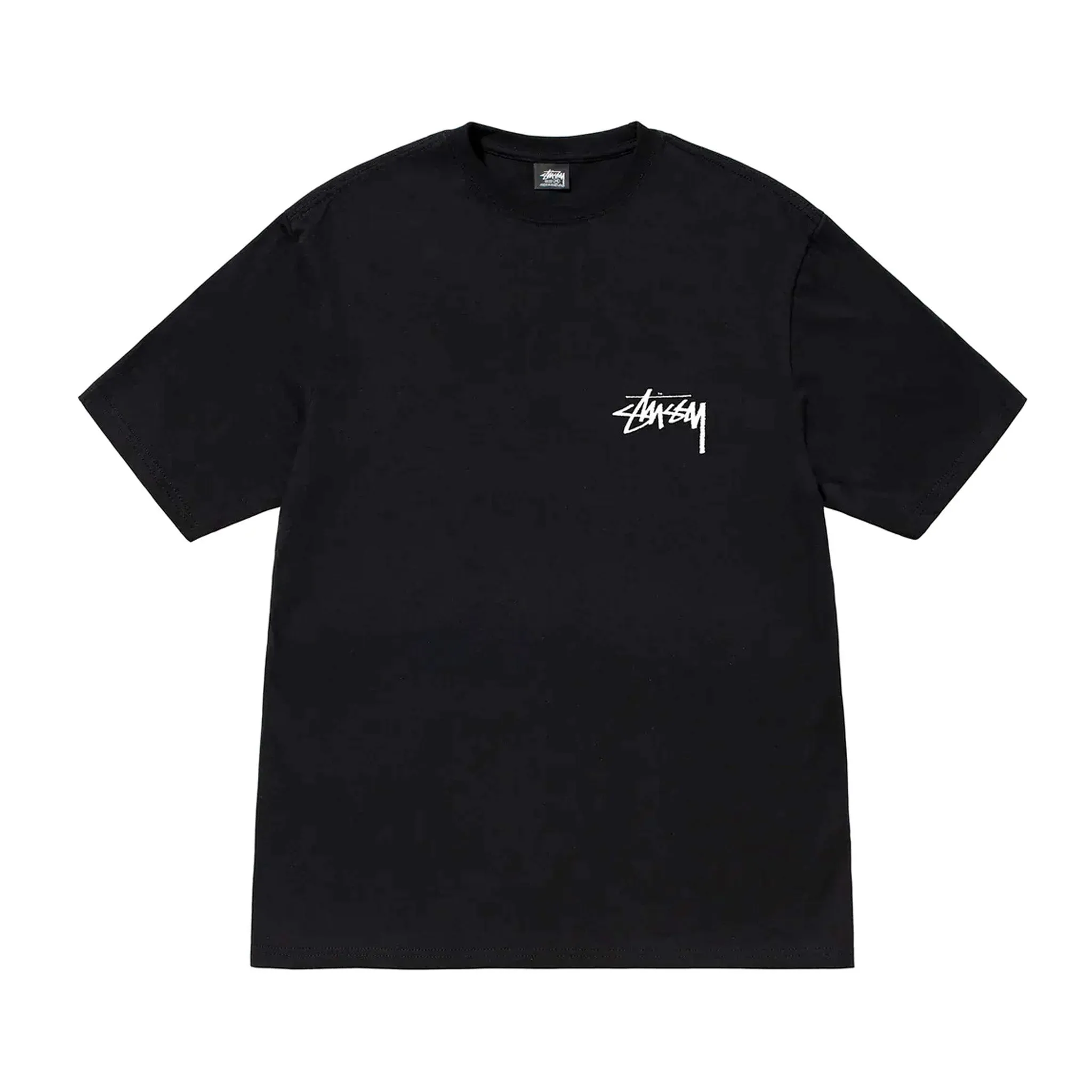 Stussy Gold Lion Tee Black