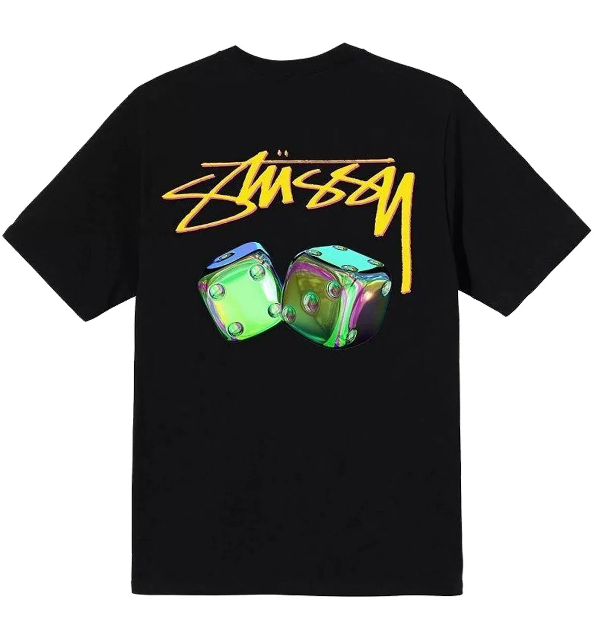 Stussy Iridescent Dice Tee (Black)