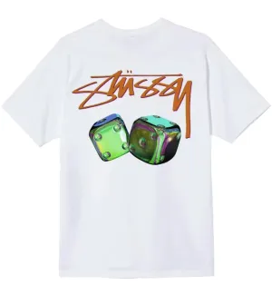 Stussy Iridescent Dice Tee (White)