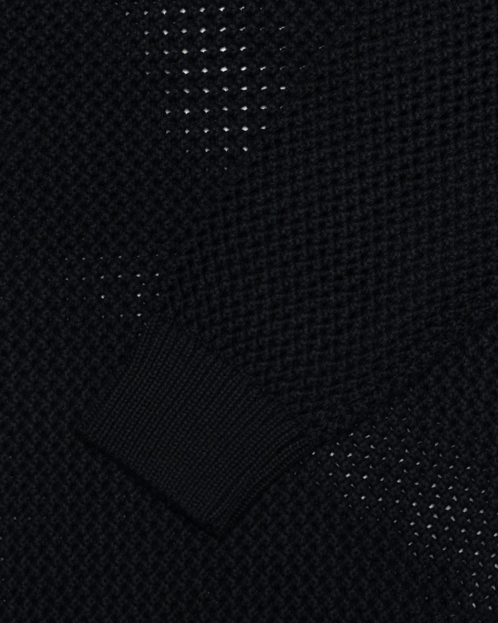 Stussy Loose Gauge Pigment Dyed Sweater // Black