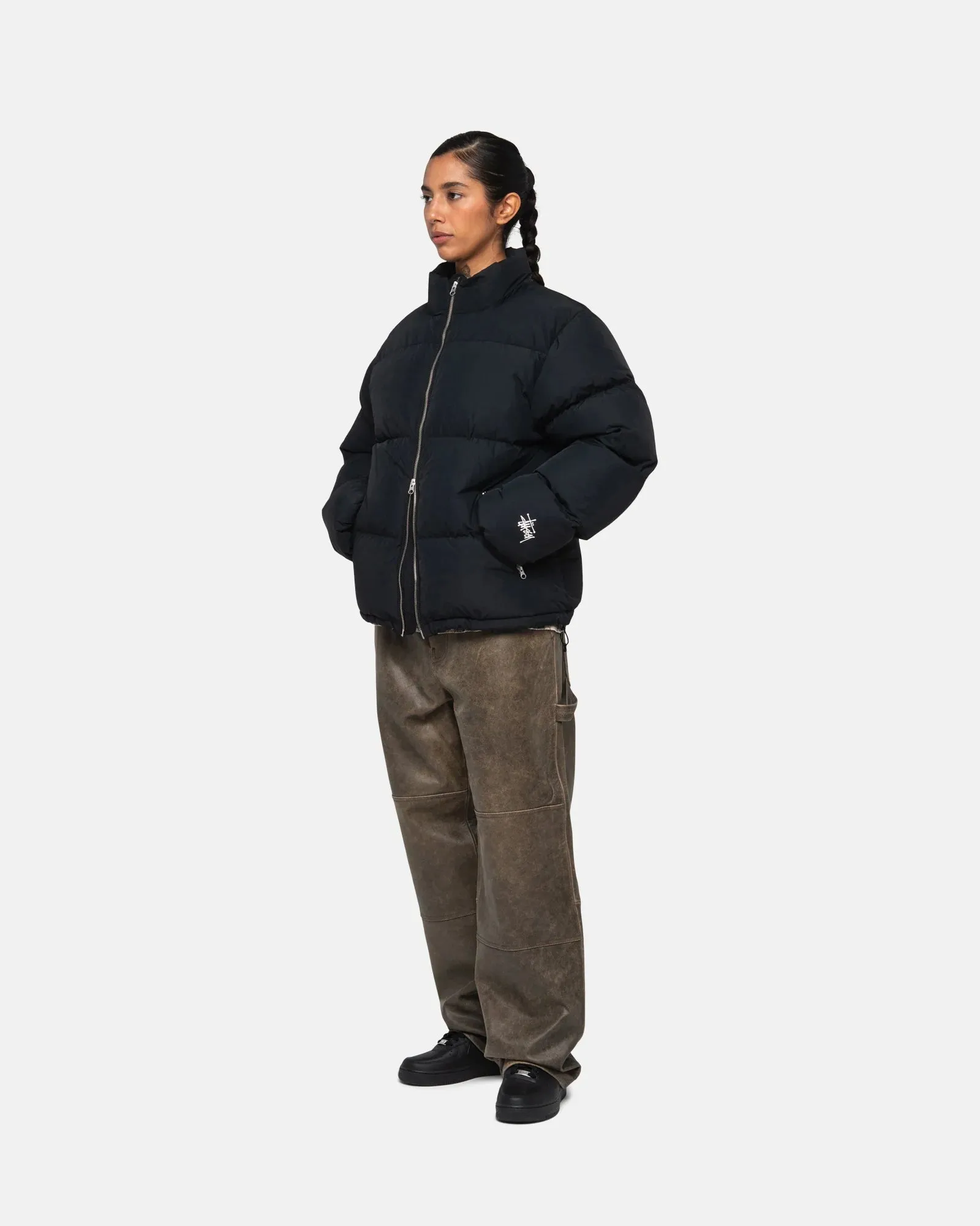 Stussy Nylon Down Puffer Jacket // Black