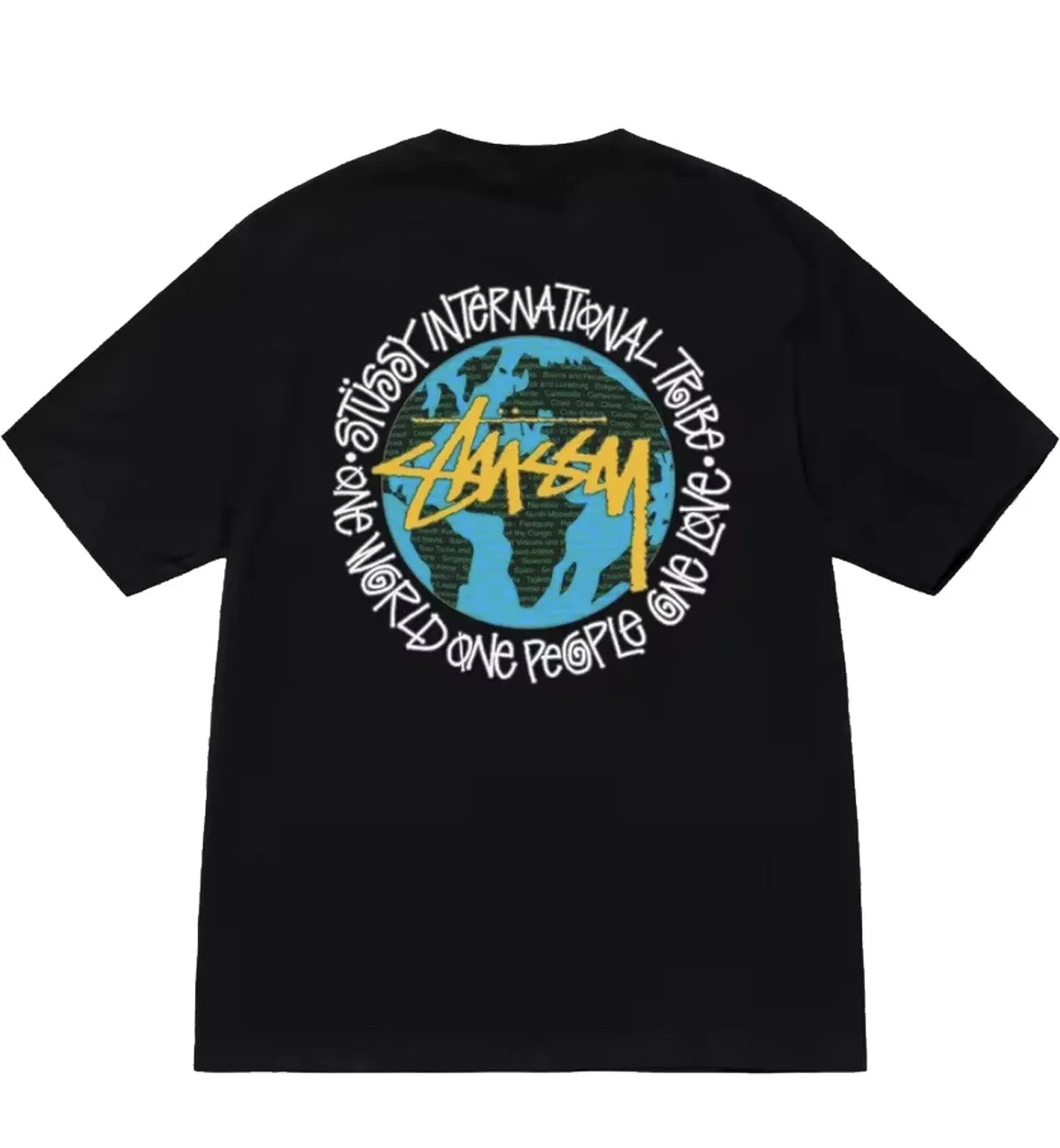 Stussy One World Tee (Black)