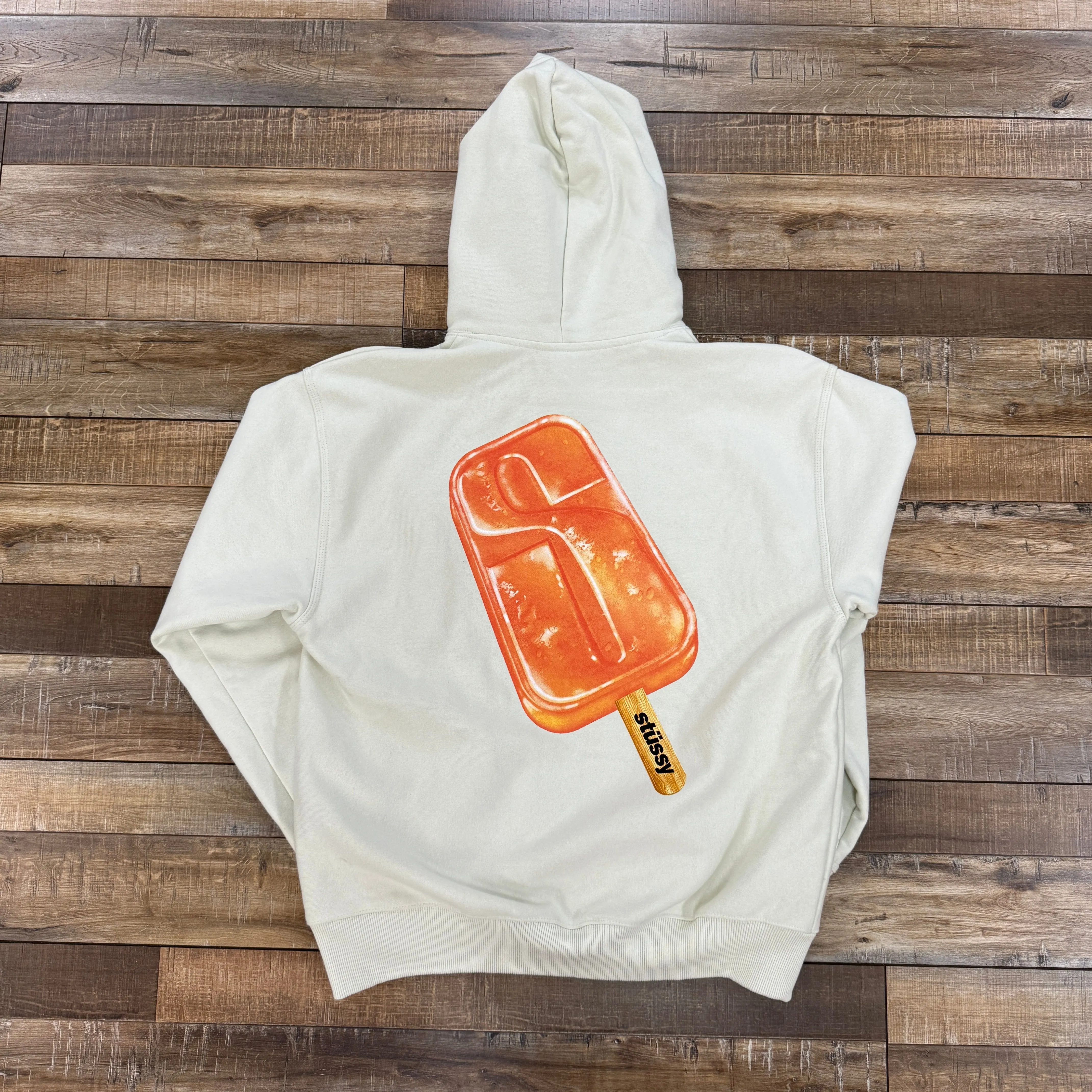 Stussy Popsicle Hoodie Stone