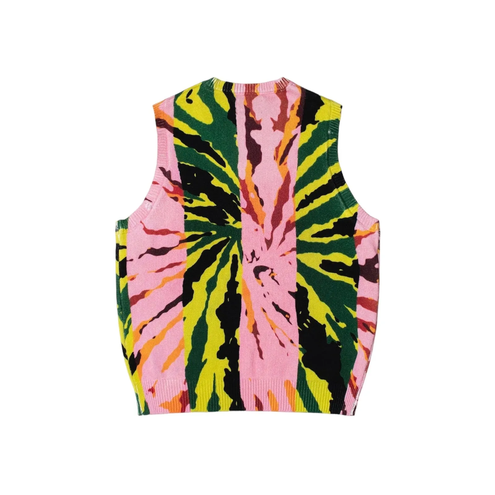 Stussy Printed Sweater  Vest// Pink