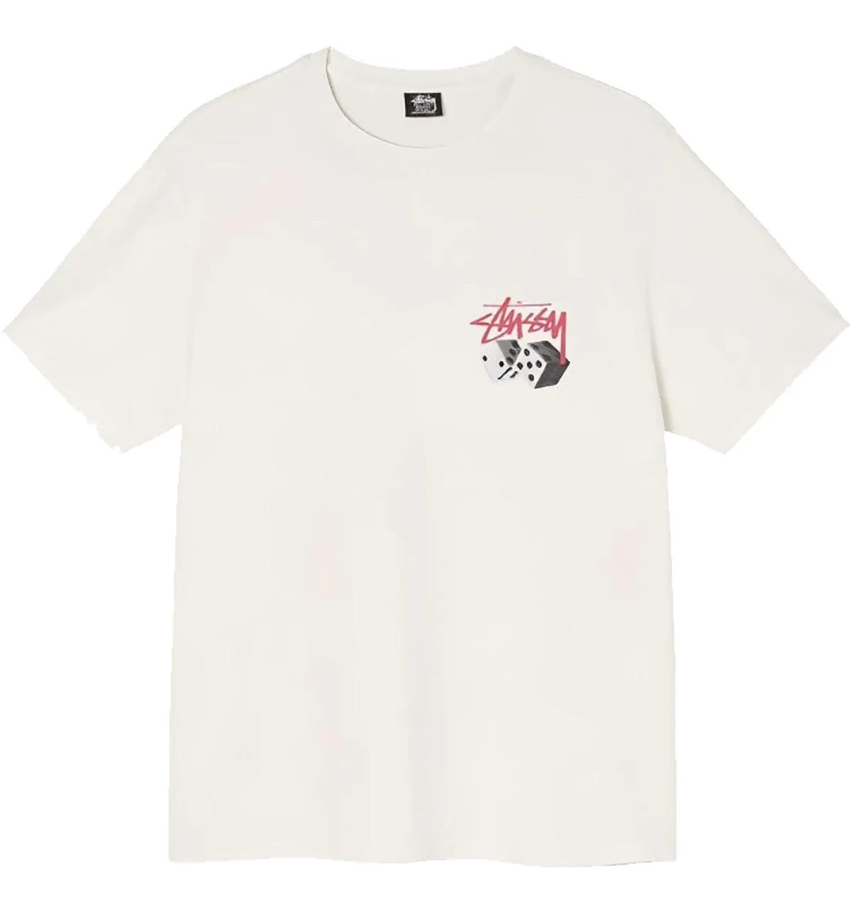 Stussy Solid Dice Tee (White)