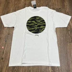 Stussy Tiger Camo Circle T-Shirt
