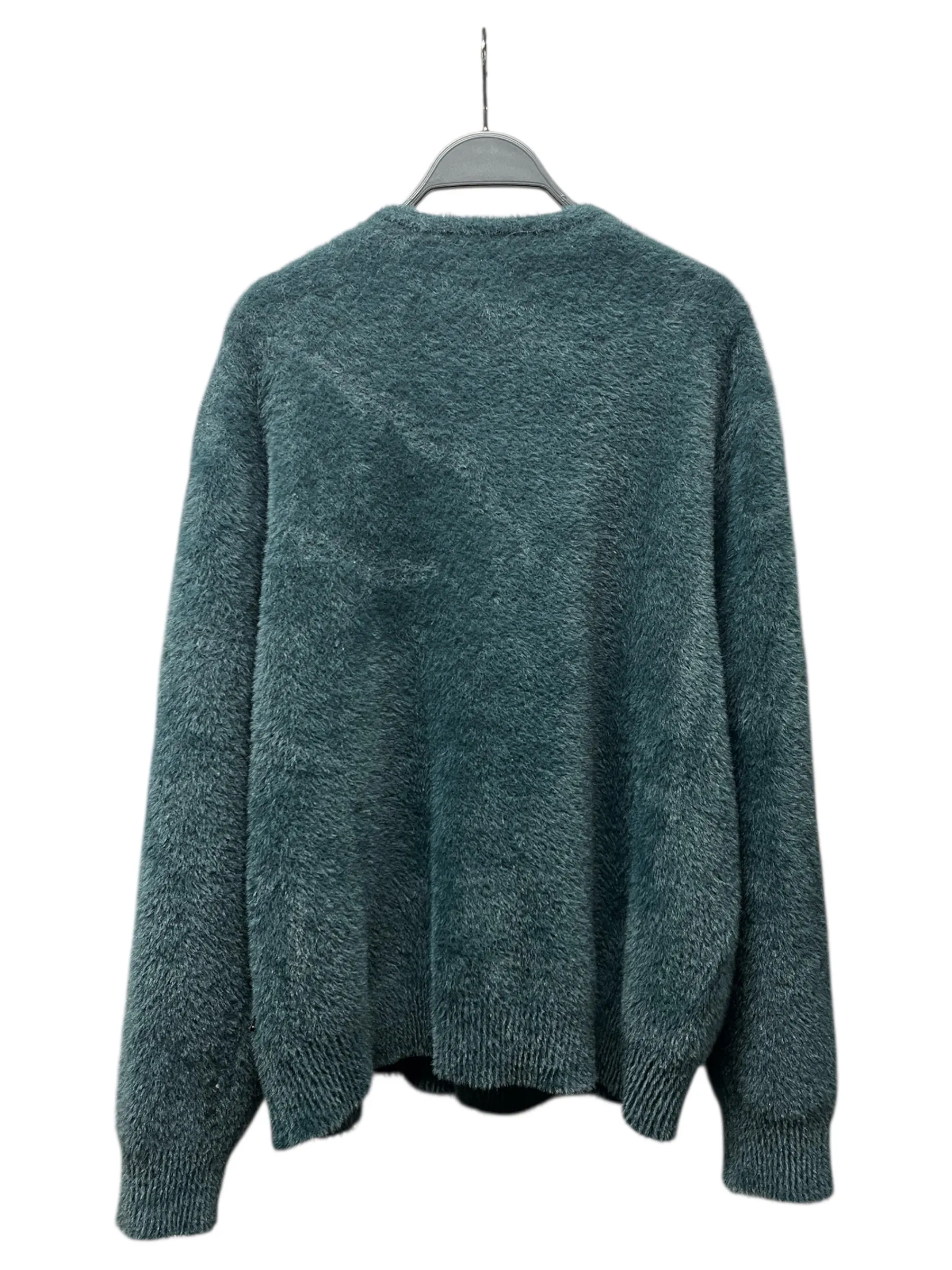 STUSSY/Cardigan/XL/Cotton/GRN/GREEN SWEATER