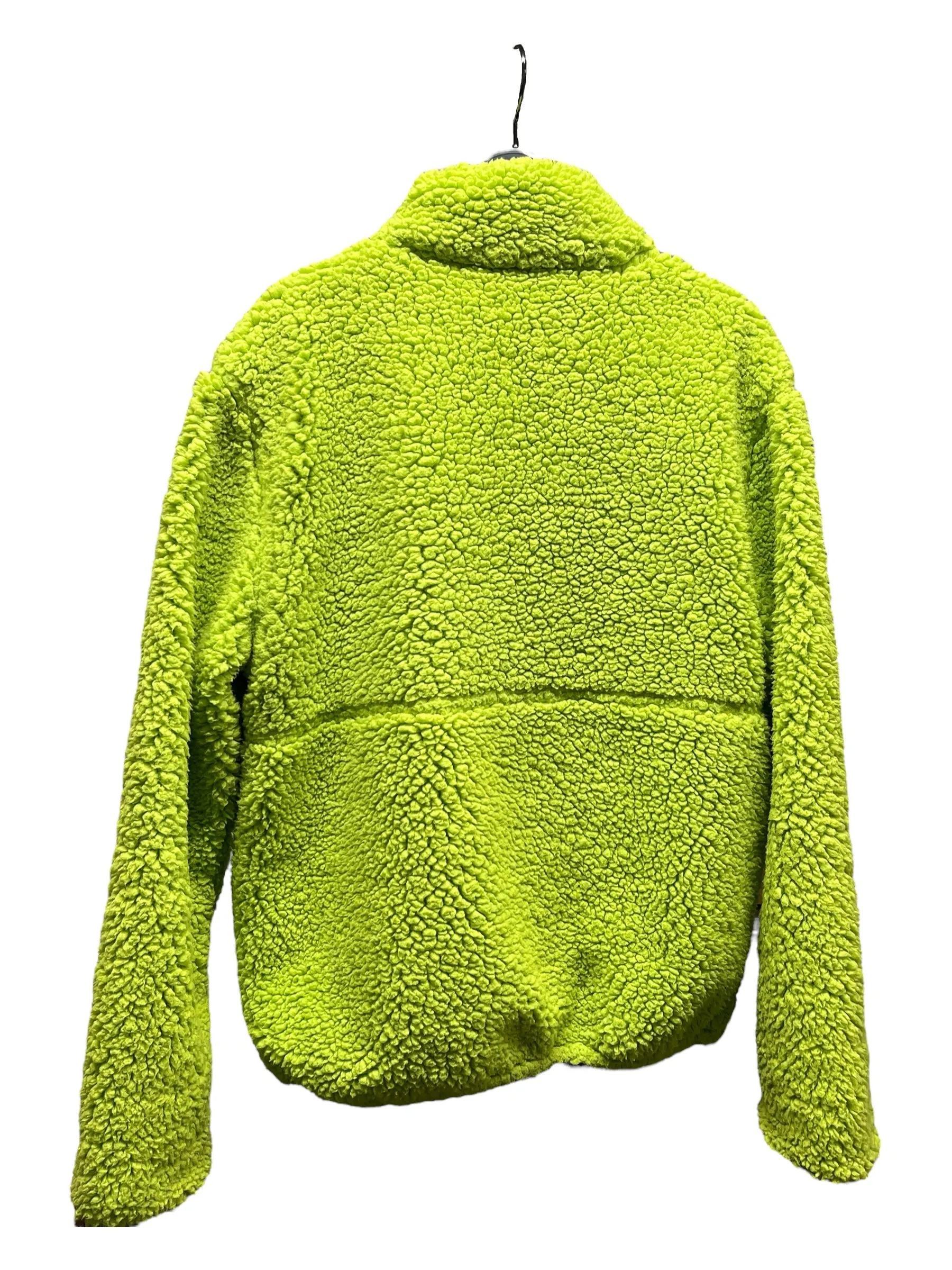 STUSSY/Coat/S/Cotton/GRN/Single Breasted/