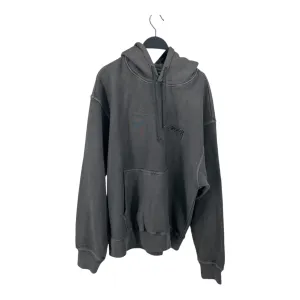 STUSSY/Hoodie/XL/Cotton/GRY/STUSSY DESIGNS