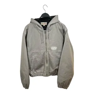 STUSSY/Jacket/L/Cotton/GRY/WORKGEAR