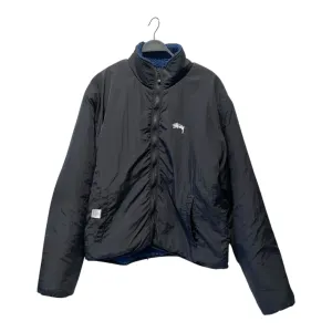 STUSSY/Puffer Jkt/XL/Polyester/BLK/