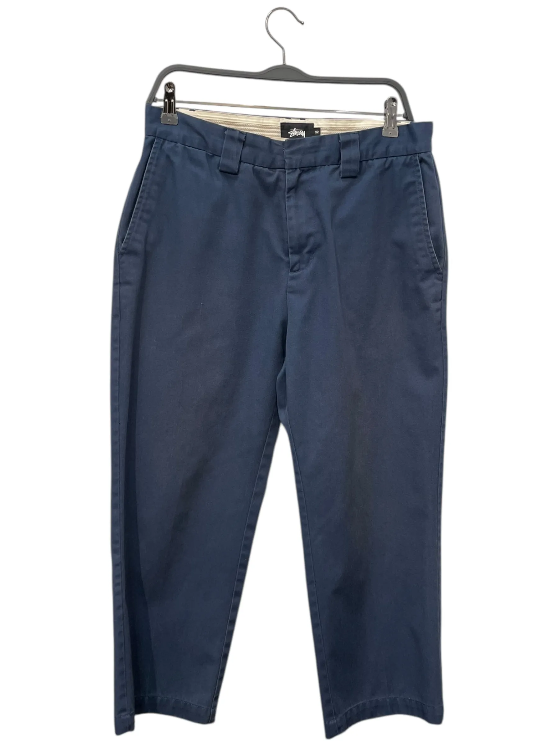 STUSSY/Slacks/32/Cotton/NVY/
