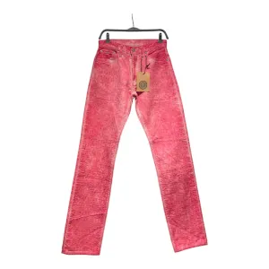 STUSSY/STUSSY/Levi's/Straight Pants/28/Denim/PNK/All Over Print/CW-1023