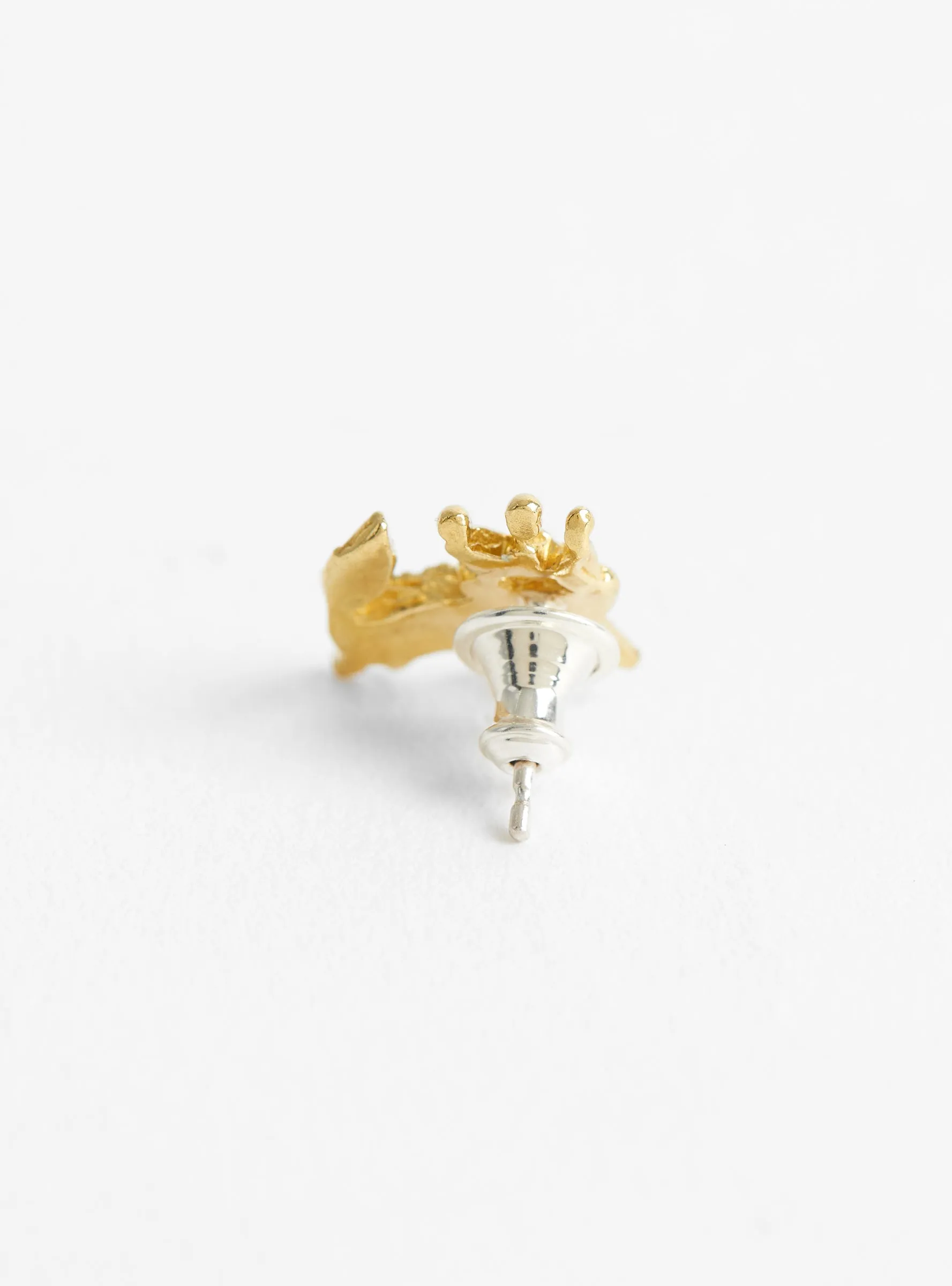 The Lucky Little Elephant Stud Brass