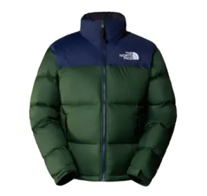 THE NORTH FACE 1996 RETRO NUPTSE JACKET VERDE PINO/AZUL MARINO | CHAQUETA DE PLUMAS ICNICA
