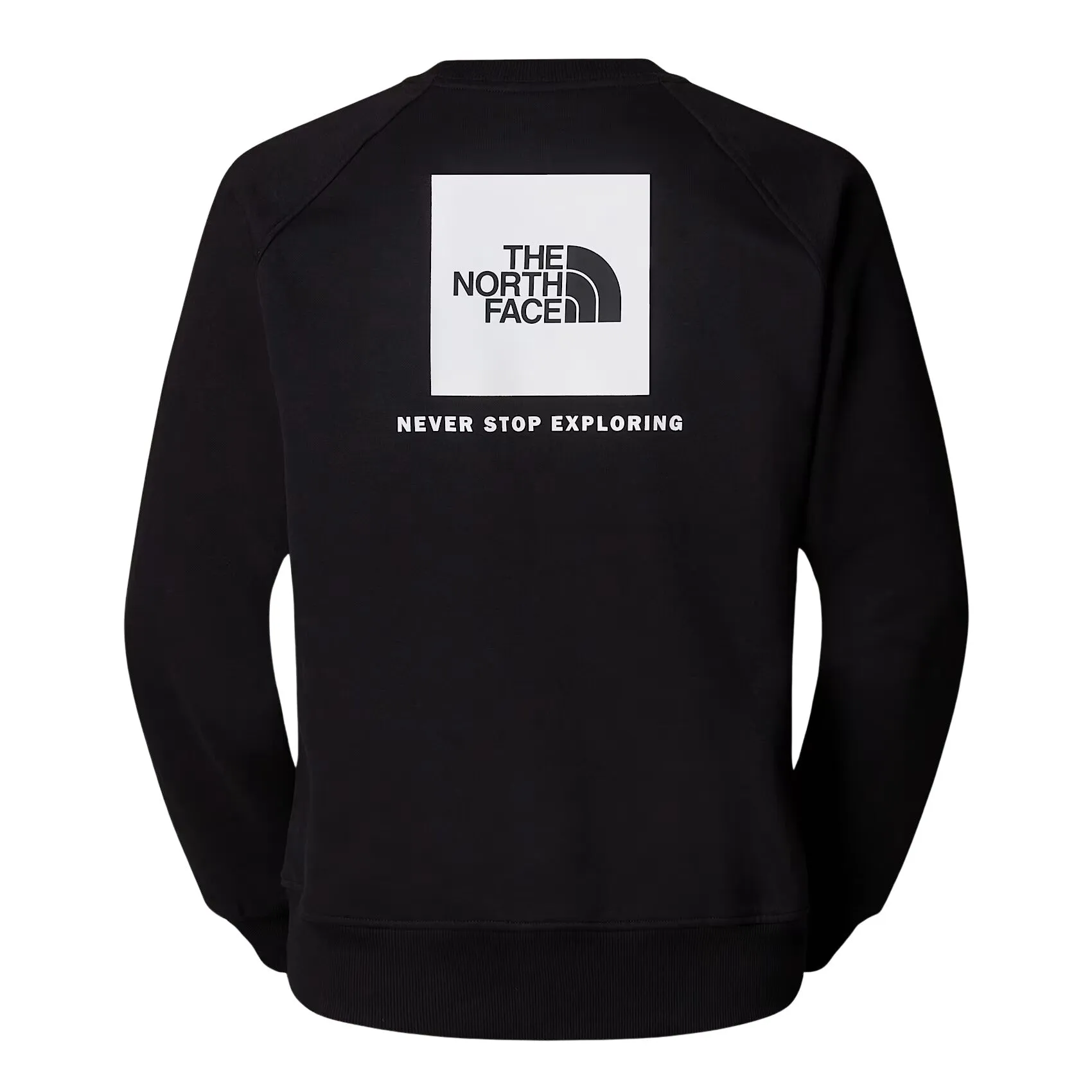 THE NORTH FACE RAGLAN REDBOX CREW TNF BLACK | SUDADERA CASUAL
