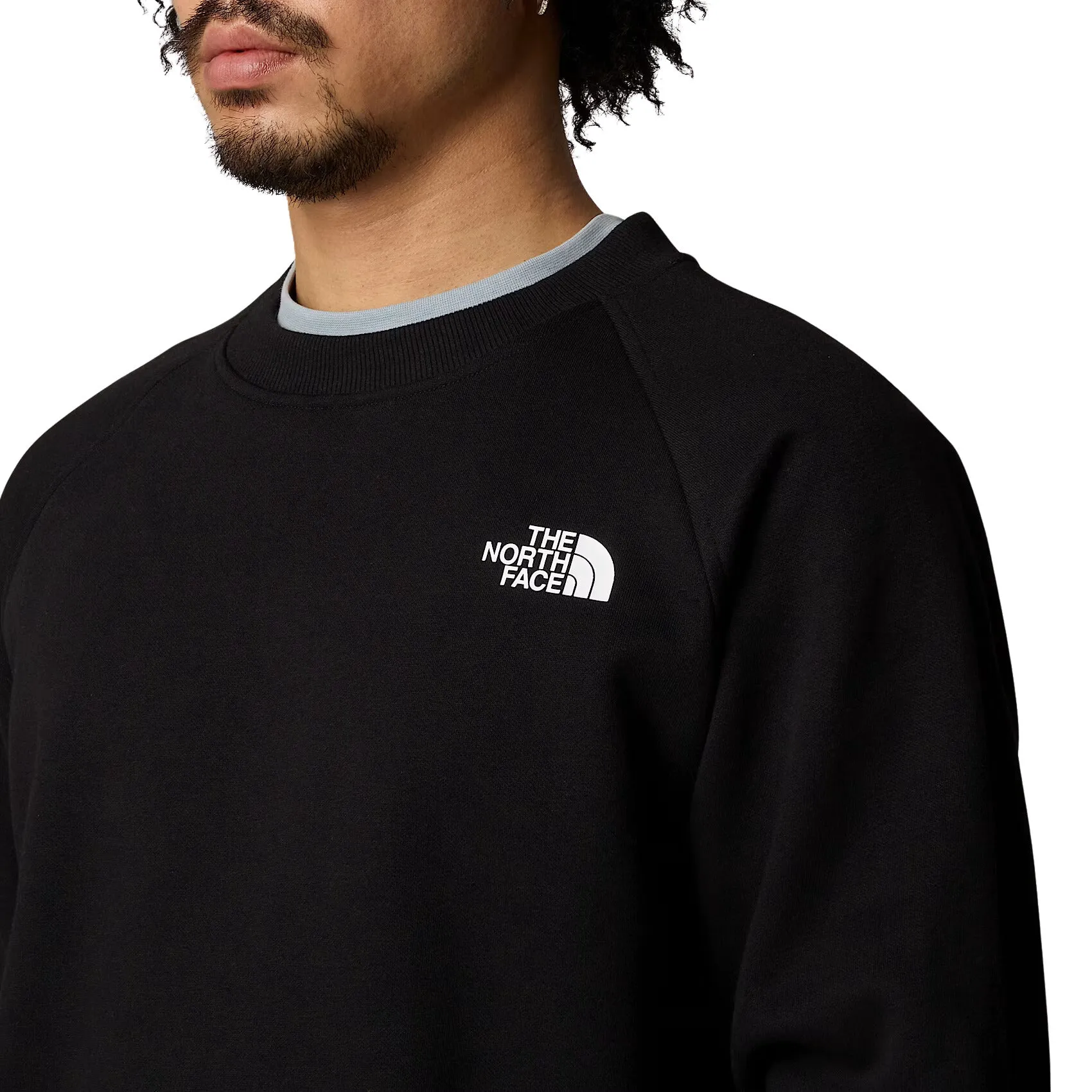 THE NORTH FACE RAGLAN REDBOX CREW TNF BLACK | SUDADERA CASUAL