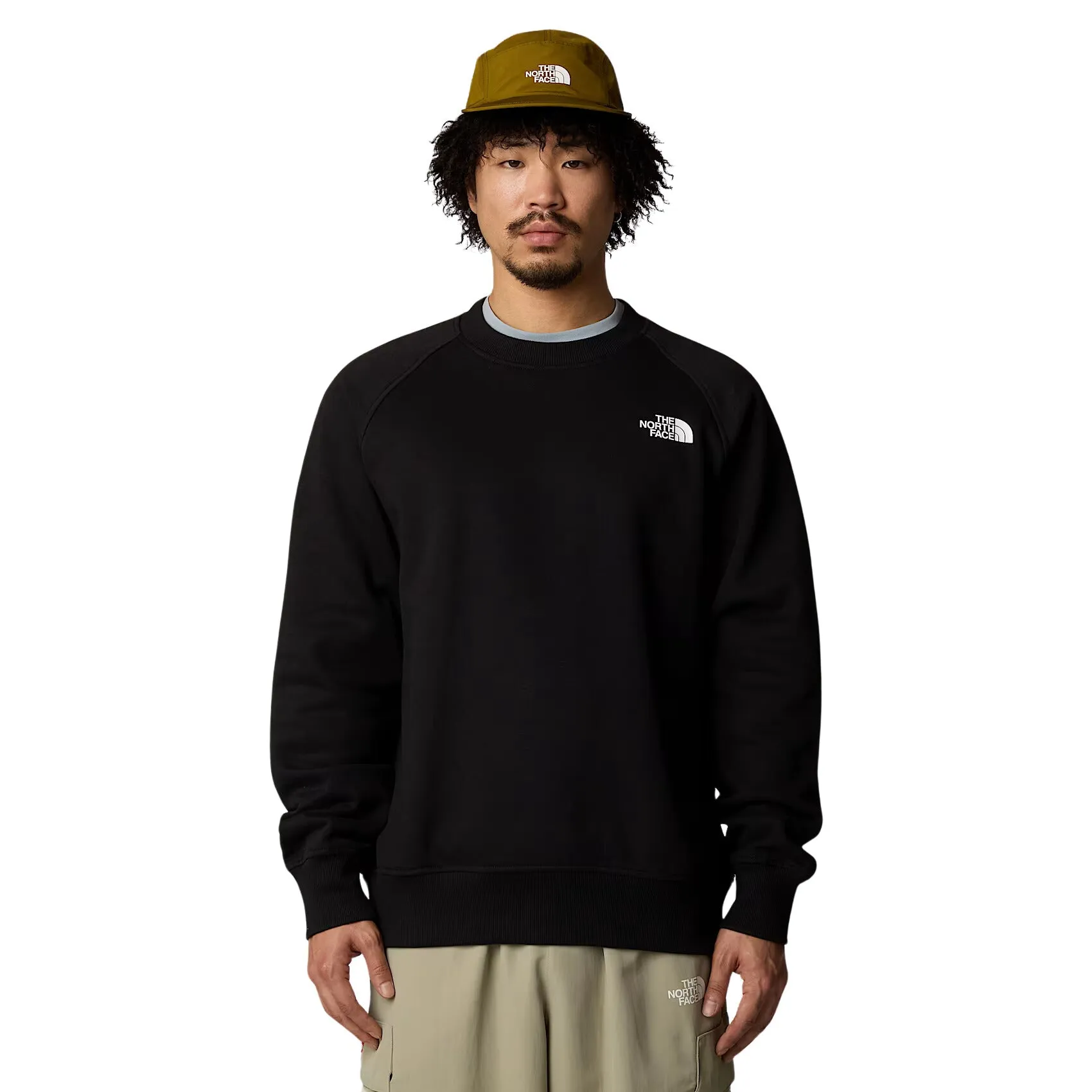THE NORTH FACE RAGLAN REDBOX CREW TNF BLACK | SUDADERA CASUAL