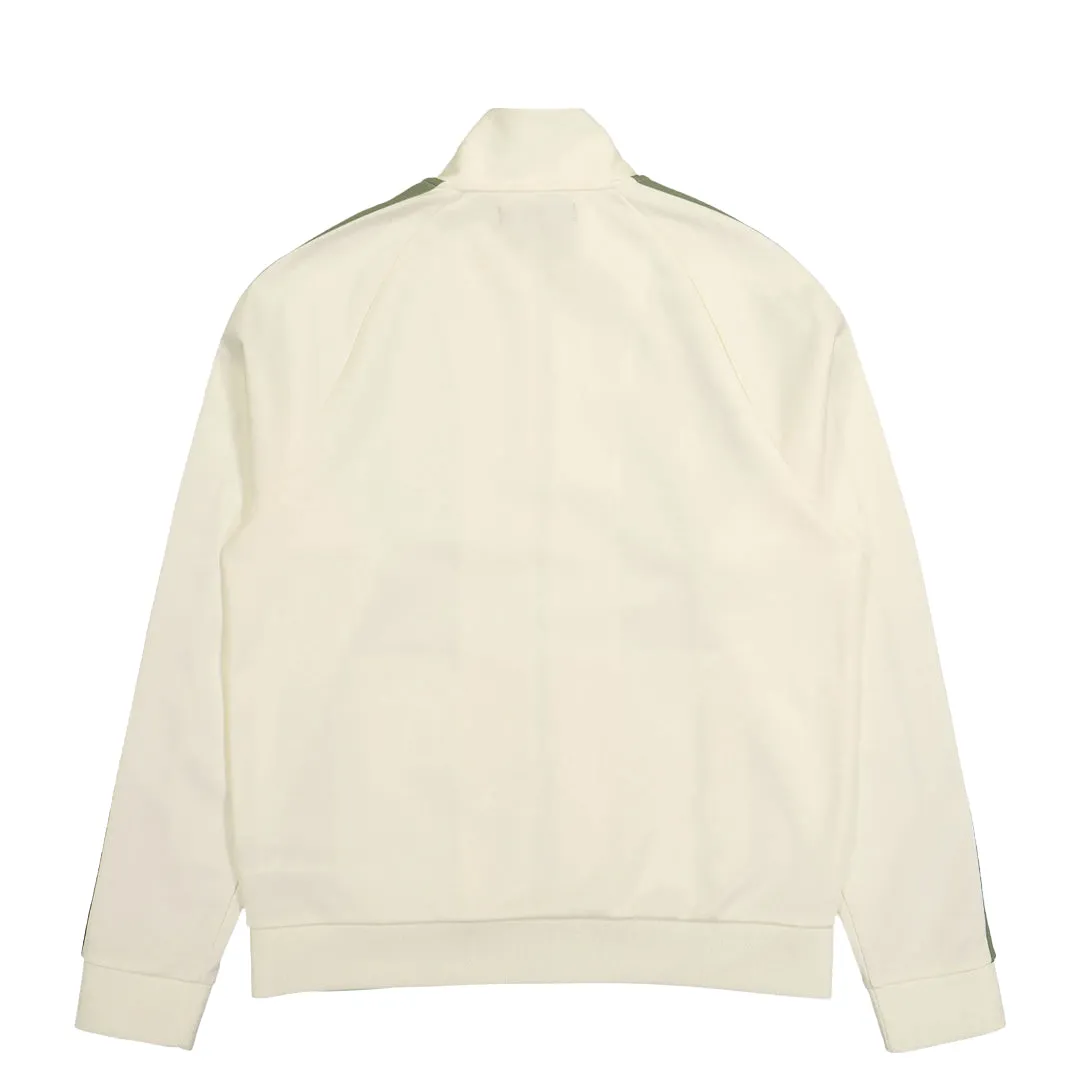 TWO COLOUR TAPE TRACK JACKET LIGHT ECRU