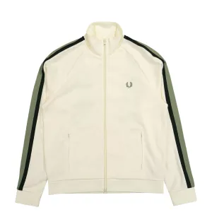 TWO COLOUR TAPE TRACK JACKET LIGHT ECRU