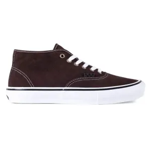 Vans Authentic Mid // Dark Brown/White