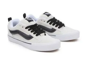 VANS KNU SKOOL SUEDE WHITE/BLACK | ZAPATILLAS DE SKATE DE GAMUZA