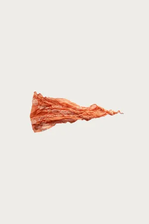 WASHER Crinkle Silk Neckerchief (PECOS Paisley) - Peach
