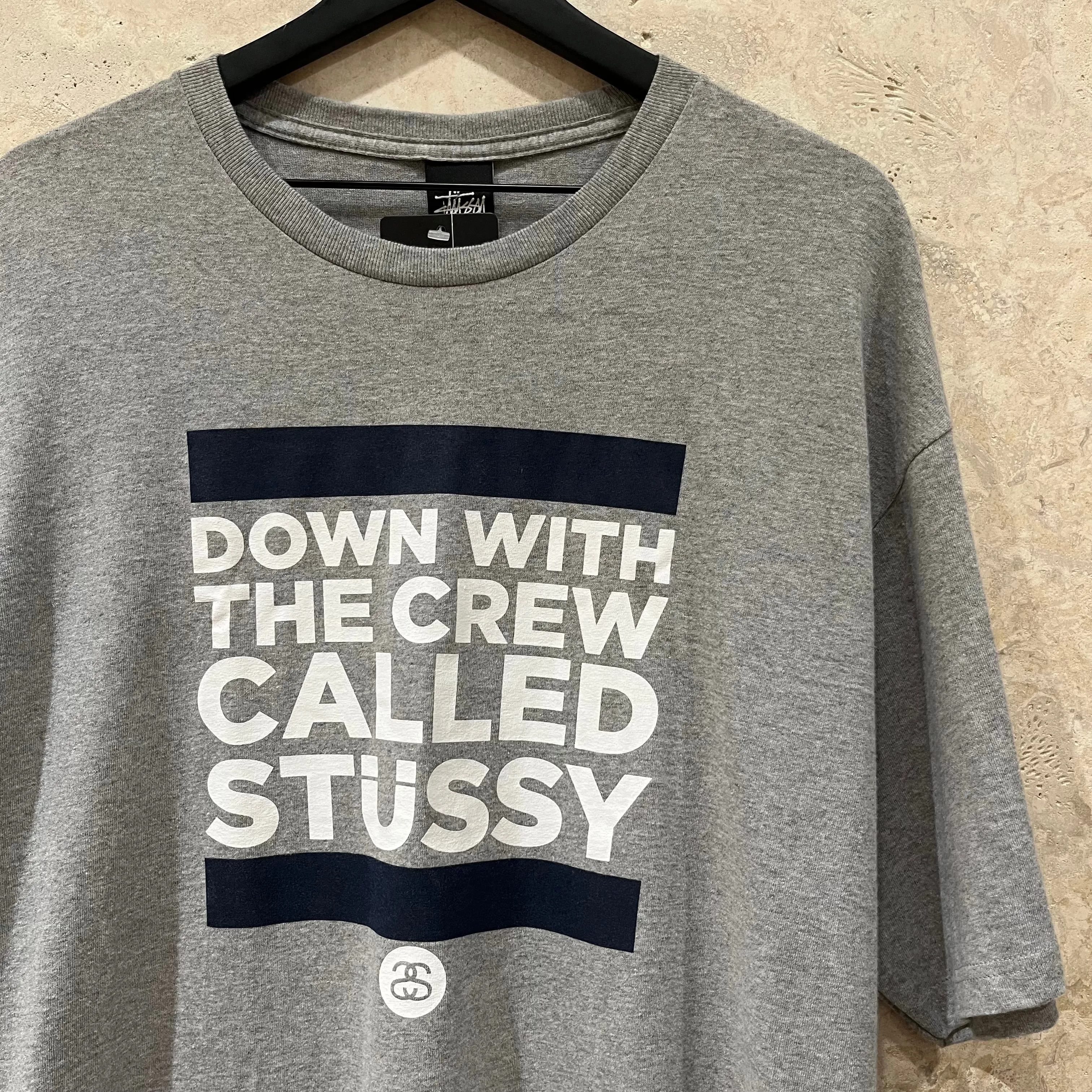 WF 2000s Stussy Down With The Crew T Shirt Size XL