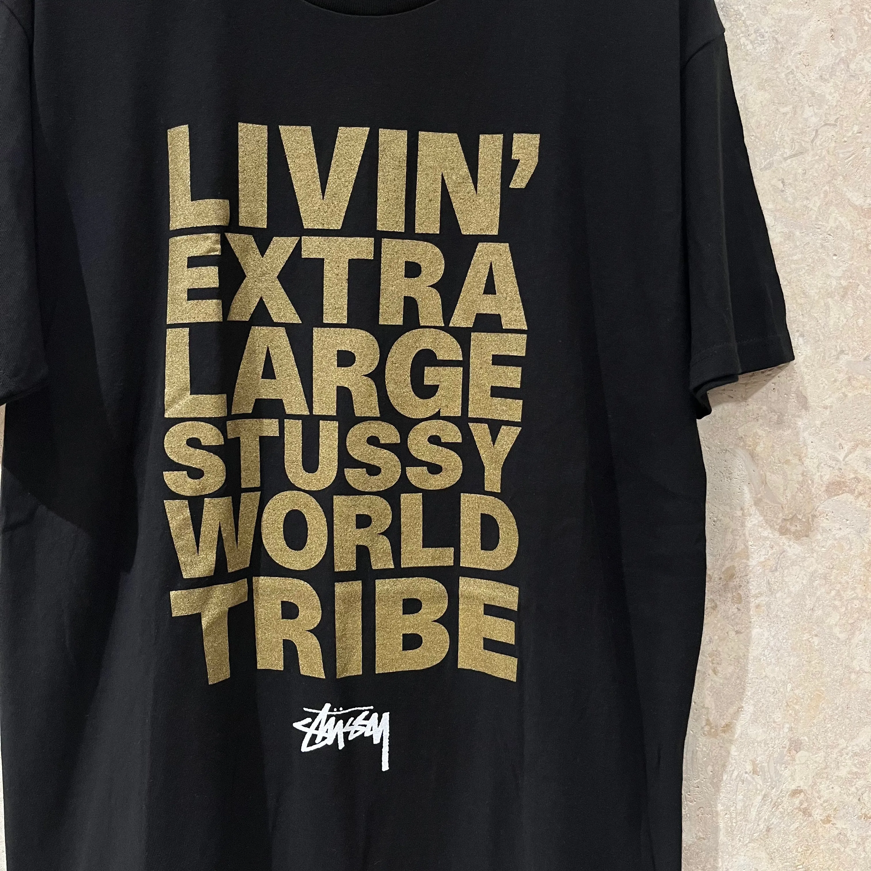WF 2000s Stussy Livin' Extra Large T Shirt Size L