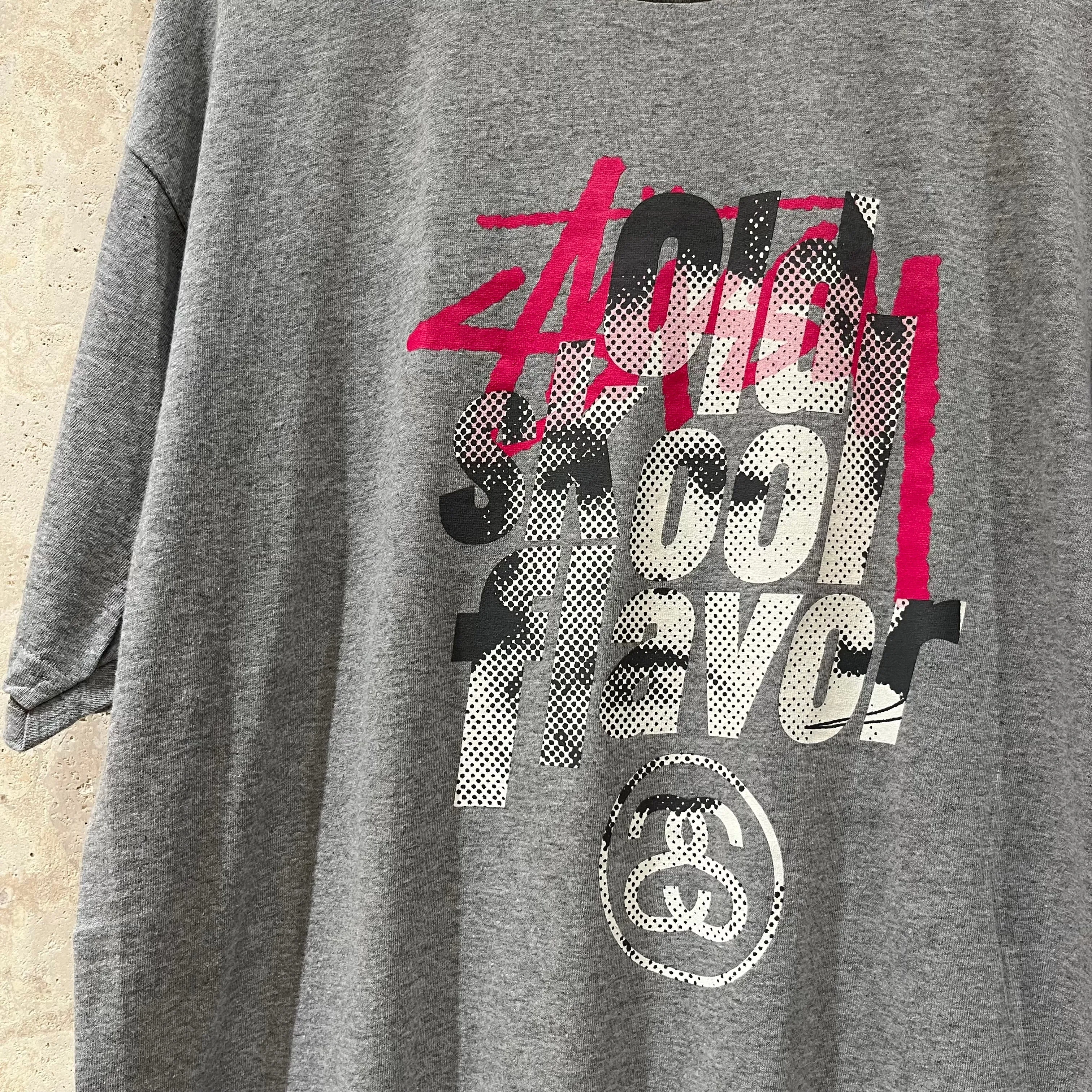 WF 2000s Stussy Old Skool T Shirt Size L