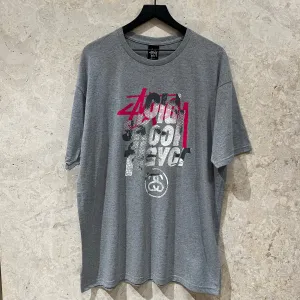WF 2000s Stussy Old Skool T Shirt Size L