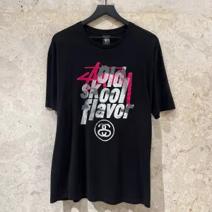 WF Stussy Old Skool Flavor T Shirt Size L