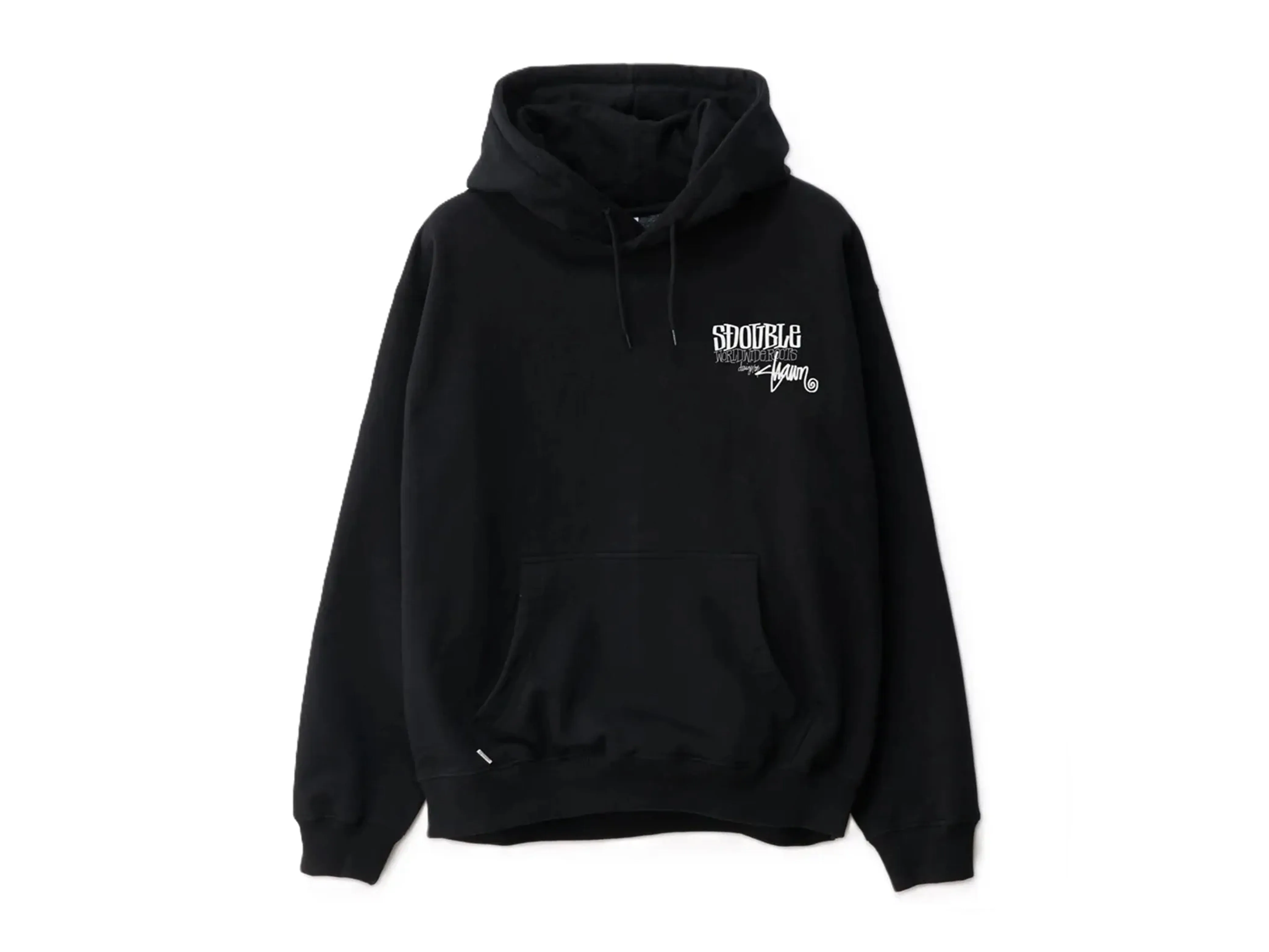 World Wide Roots Hooded Fleece - Black