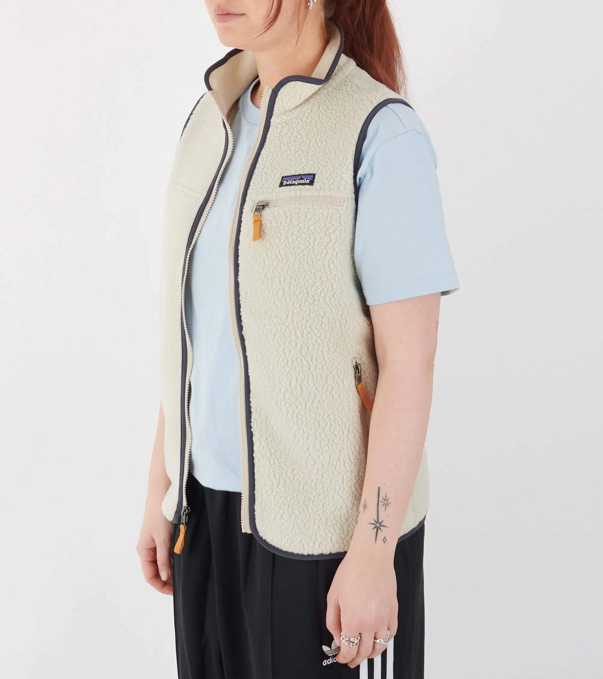 W's Retro Pile Vest Pelican