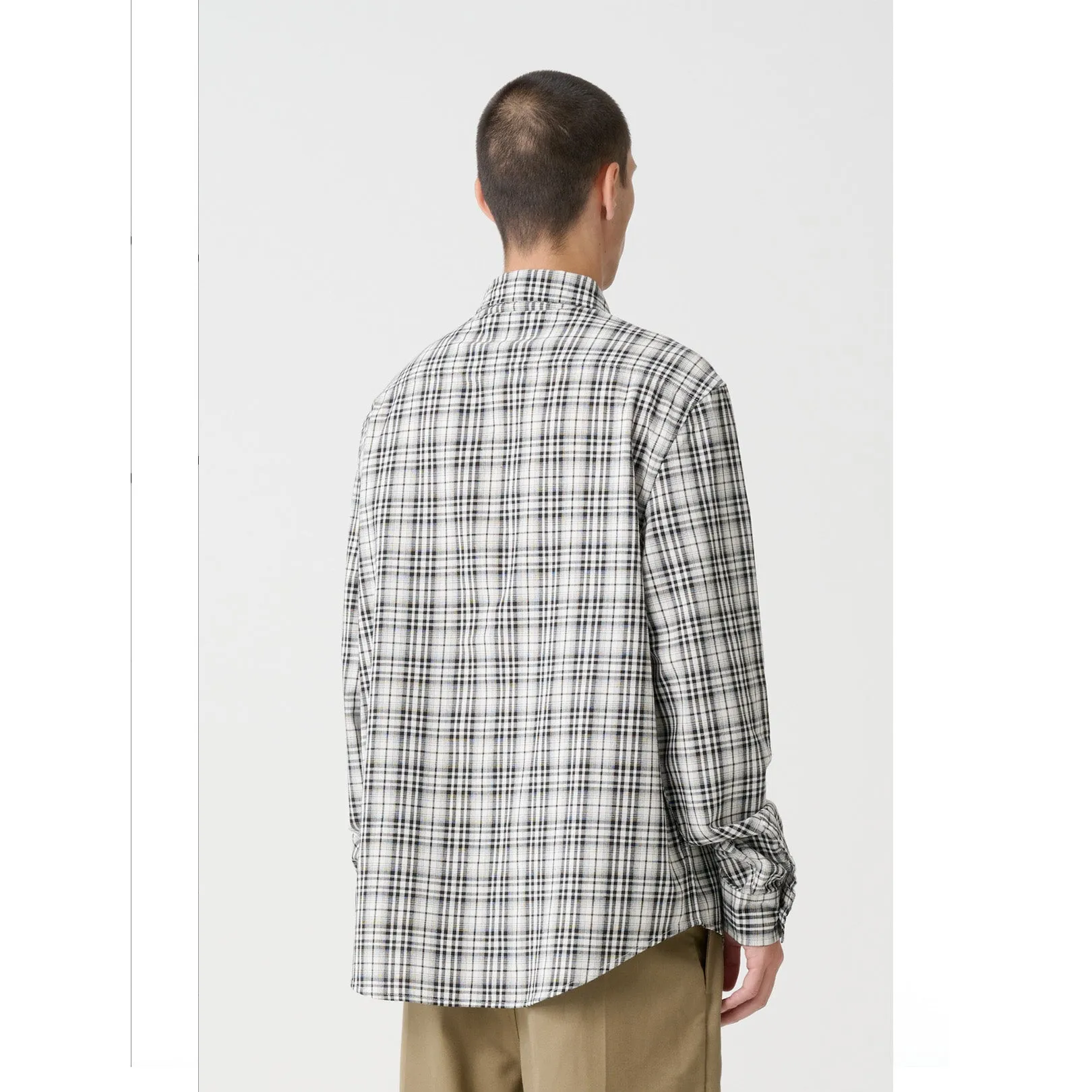 X-Large 91  Flower Check Shirt White Sale