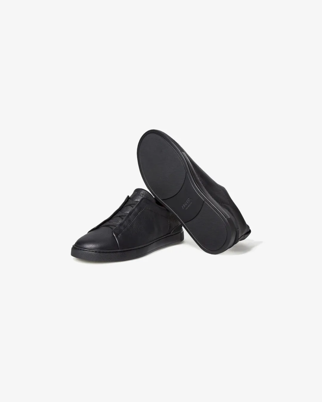 Zegna Deerskin Triple Stitch Sneakers